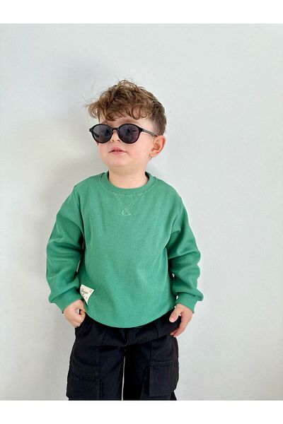 Minigimin Cicileri Hanorac verde pentru băiat - Design camisole pentru cicuri pentru copilul meu