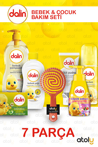 Dalin Yeni Doğan Bebek Banyo Bakım Seti