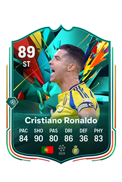 BERKANTTP كريستيانو رونالدو FC 25 توتال راش فوت كارد