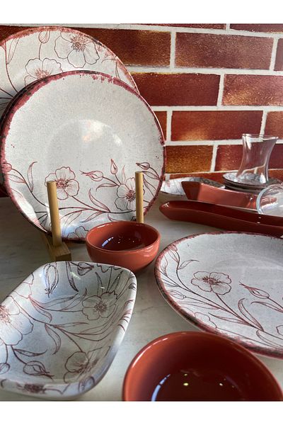 Keramika 19 Piece Keramika 4-Person Breakfast Set