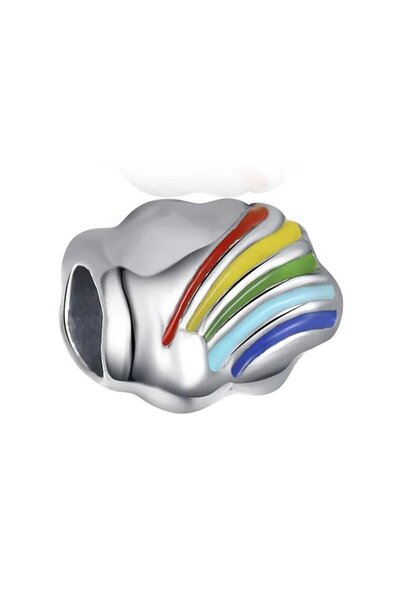 Defne Silver Rainbow Charm