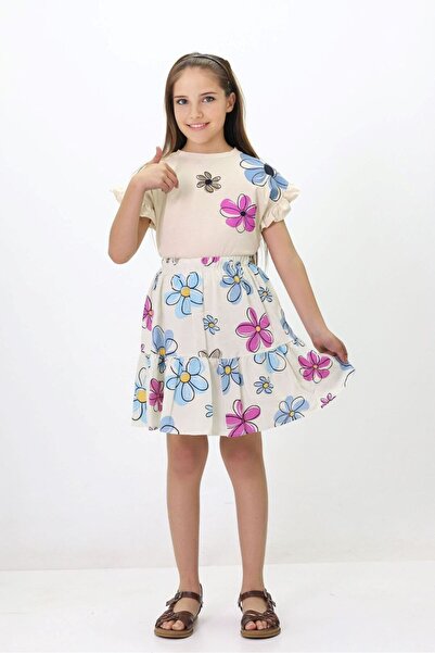 Minigimin Cicileri Set de fuste cu imprimeu cu margarete și margarete pentru ...