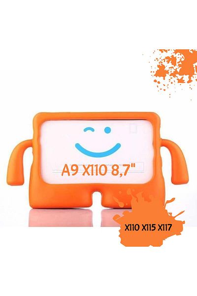 MİRAKSESUAR Galaxy Tab A7 Lite Sm-t220 Sm-t225 T290 8.7 Inch Silicone Tablet Case with Stand for Kids