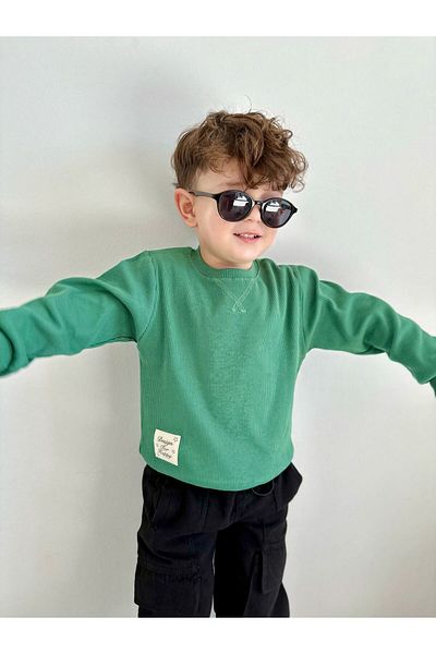 Minigimin Cicileri Hanorac verde pentru băiat - Design camisole pentru cicuri pentru copilul meu