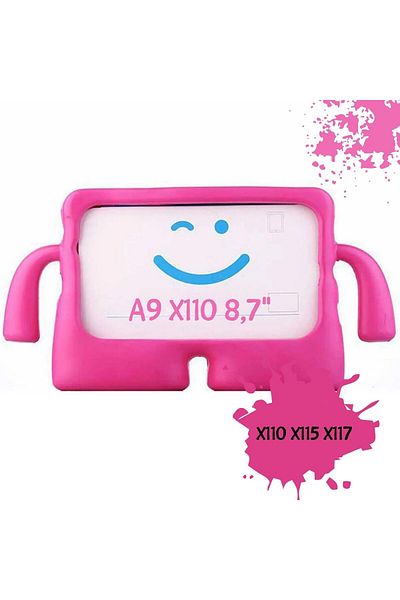 MİRAKSESUAR Galaxy A9 X110 X115 X117 - 8.7 Inch Silicone Tablet Case with Stand for Kids