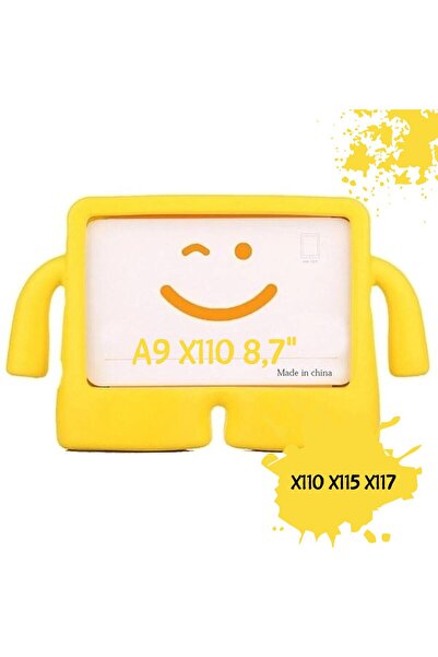 MİRAKSESUAR Galaxy A9 X110 X115 X117 8.7 Inç Çocuklar Için Standlı Silikon Ta...