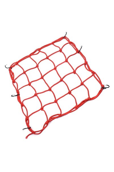 monero Red 6 Hooks 16 Eyes Motorcycle Helmet Net