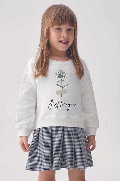 Juniorcocukgiyim Sweet Skirt Suit for Girl