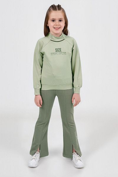 Minigimin Cicileri Green Turtleneck My Mini's Sports Set - Girl