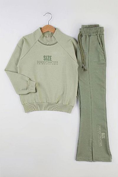 Minigimin Cicileri Green Turtleneck My Mini's Sports Set - Girl