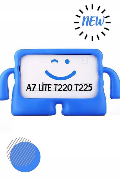 MİRAKSESUAR Galaxy Tab A7 Lite Sm-t220 Sm-t225 T290 8.7 Inch Silicone Tablet Case with Stand for Kids
