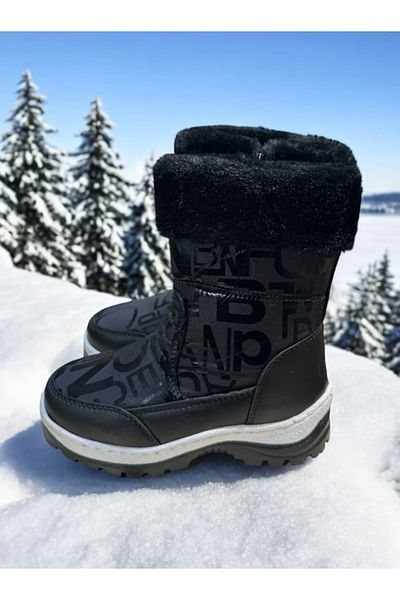 AkınalBella Ανθεκτικά, Αδιάβροχα, Ορθοπεδικά, Velcro, Κοριτσίστικα Snow Boots