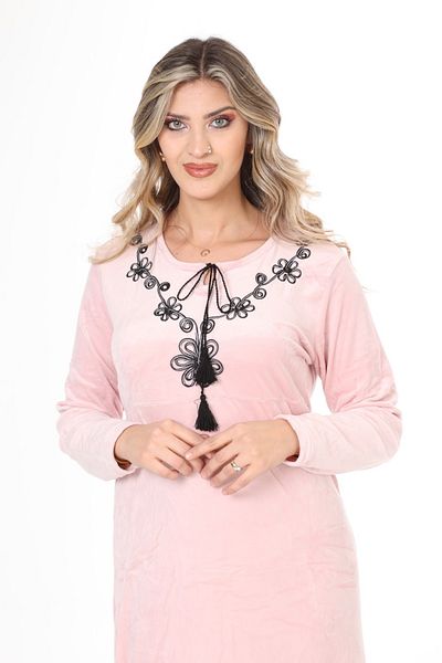 mervemoda ΓΥΝΑΙΚΕΙΑ ΜΑΚΡΥΜΑΝΙΚΗ ΒΕΛΟΥΔΑ ELISSE