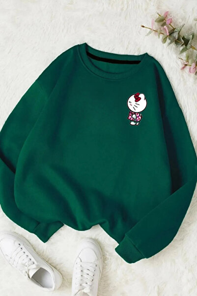 FECCY Hello Kitty Spiderman majica sa kombinovanim dizajnom i printom za ljub...