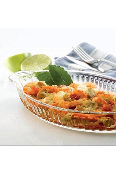 Paşabahçe 59724 Pyrex Oval Appetizer Hot Pot Presentation Oven Dish Tray 26cm