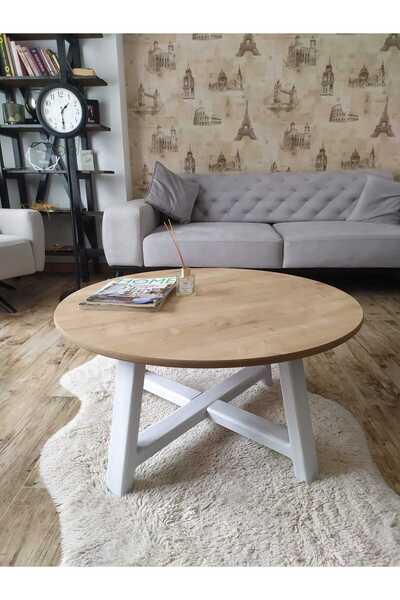 uğurlubaylar tasarım yuvarlak orta sehpa 70cm