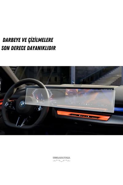 UniqAnatolia For Bmw I5 2023-2024 Nano Screen Protector with Digital Display and Multimedia Display