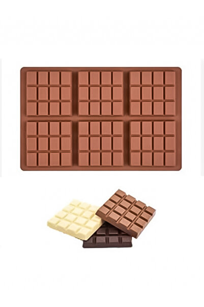 7D شوكولاتة سيليكون - قالب تابلت مربع كبير