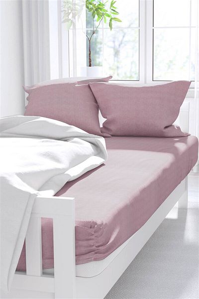FAVORA طقم ملاءات مرنة مسطحة كبيرة الحجم من Parıltı Home - مسحوق