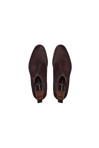 Nevzat Onay Süet Kahverengi Klasik Chelsea Erkek Bot