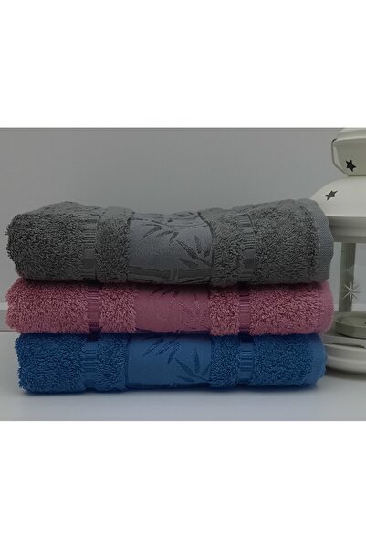 SERTAY HAVLU SERTAY 50X90 BAMBOO PARK JAKARLI ORGANİK BAMBU EL/YÜZ HAVLUSU 3'...