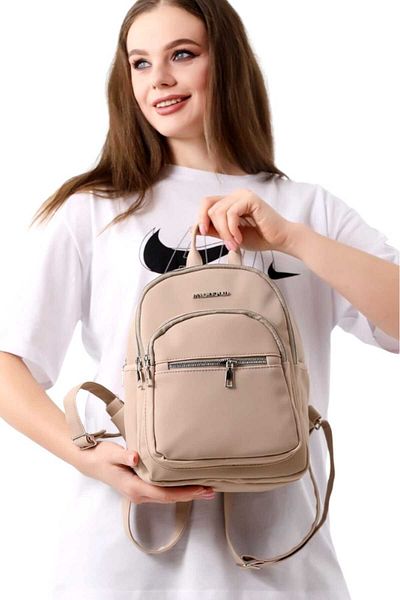 Uniquetrenders Unisex Αδιάβροχο σατέν συνθετικό δέρμα σακίδιο καθημερινής χρήσης