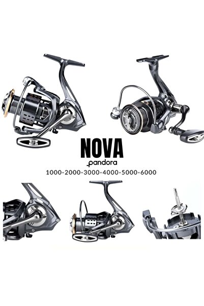 PANDORA BALIKÇILIK Pandora Nova Makine 5+1 BB Cap din aluminiu 6000