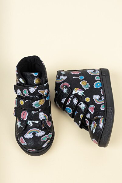 Jomoti Cırtlı Siyah Bebe Bot