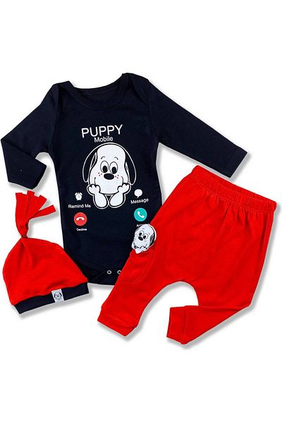 Miniworld Men's Puppy Mobile 3P Badi Suit
