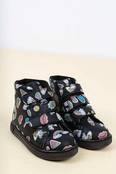 Jomoti Cırtlı Siyah Bebe Bot