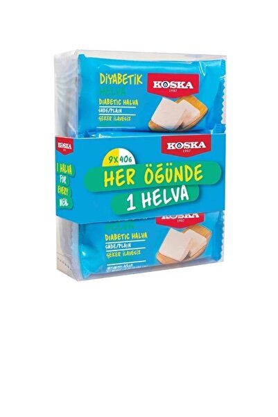 Koska Diyabetik Sade Helva 40 Gram X 18 Adet