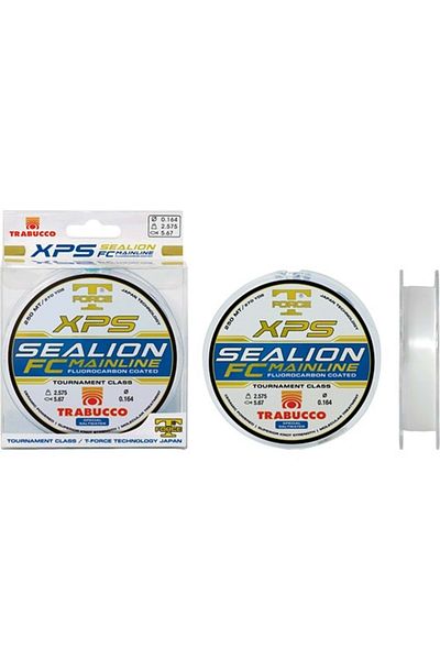 TRABUCCO T-force Xps Sealion Σειρά 250m Ψαρευτική Νοήτα Fluorocarbon 0,35mm