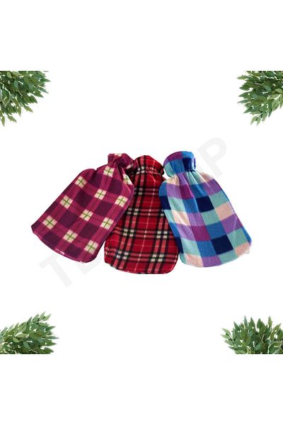 TBYSHOP Plush Warm Water Bag with Polar Cover 2 Liters