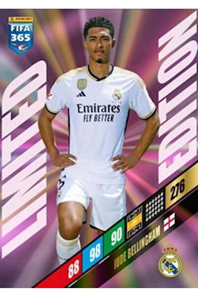 Panini Adrenalyn XL FIFA 365 2024 Limited Edition Jude Bellingham (Real Madri...