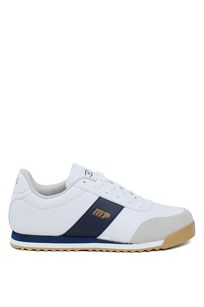 M.P. Men's Running Shoes Mp 242-2044 - White and Navy