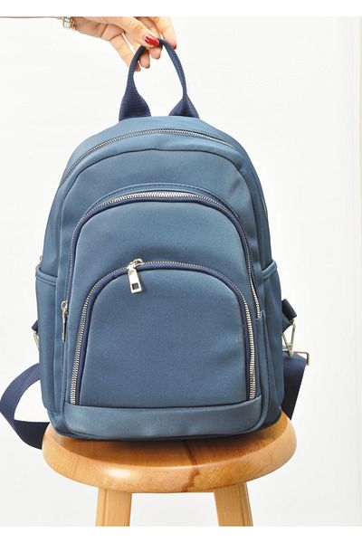 Uniquetrenders Unisex Αδιάβροχο σατέν συνθετικό δέρμα σακίδιο καθημερινής χρήσης