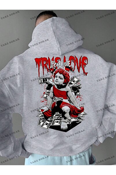 Drippy Y2K trend unisex retro dukserica sa kapuljačom - Kod 1778