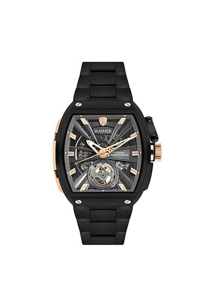 Wainer Wa.25150-b Otomatik Çelik-silikon 43 Mm Siyah Erkek Kol Saati