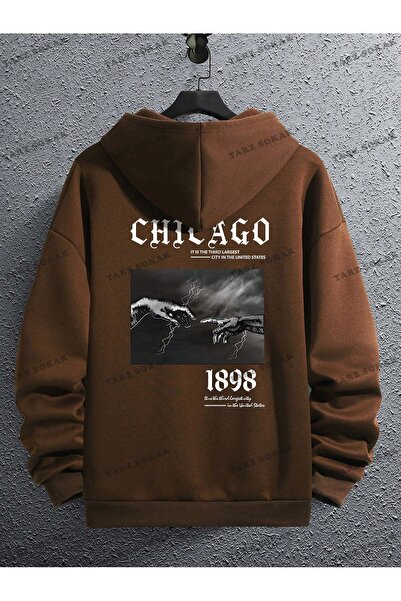 Drippy Y2K Trend Unisex Retro Kapşonlu Sweatshirt - Kod 1534