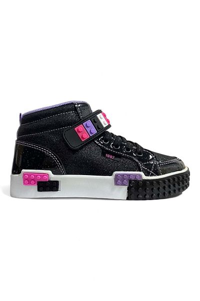 M.P. Mp 242-3308 Kids Sneakers Black-Pink