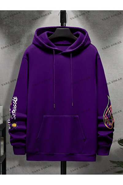 Drippy Y2K Trend Unisex Retro Kapşonlu Sweatshirt - Kod 1583