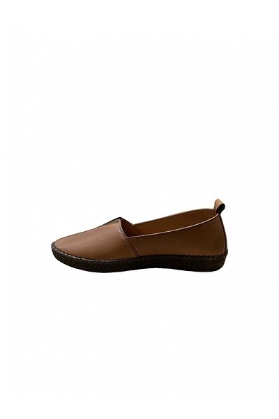 Voyager 7233-1 Tan Nata Leather Women's Casual Shoes
