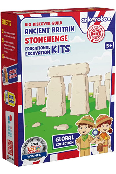 Arkerobox Educational Archaeological Set and 3D Puzzle, Ancient Britain, Stonehenge