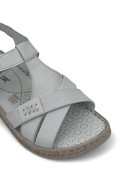 Voyager 9216 Women's Leather Sandals with Saddle