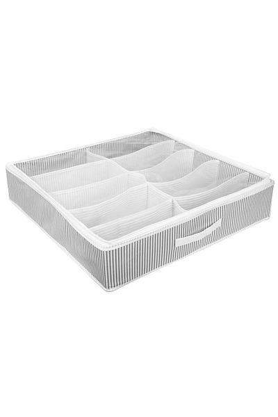 Ethab Ticaret Shoe Storage Bag 10 Compartments Shoes under Shoe Bag - Gray (4457)