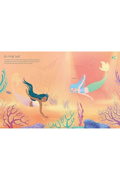 Penguin Books Fiona Watt Dolly Dressing Mermaids Sticker