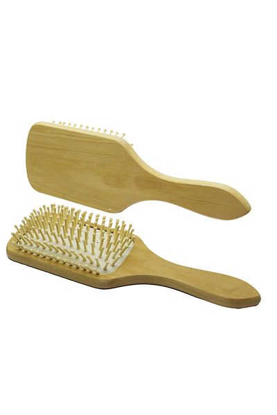 Mu Art Ahşap Wooden Bamboo Wide Hair Brush - Comb (5175)