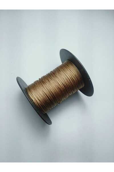 Eskişehir hobi sanat Σχοινί χάντρες προσευχής 20 μέτρων 0,8 mm Milky Coffee