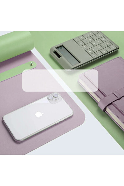 Xrades Çift Renk Deri Mousepad Laptop Bilgisayar Için 80x40 Cm LiLa ve Çay yeşili