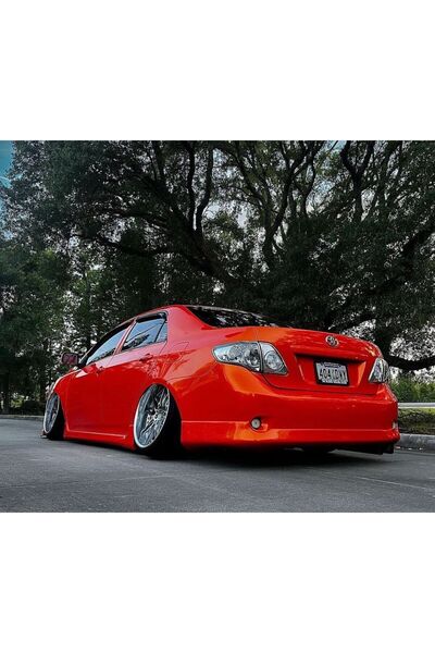 KSF Toyota Corolla 2007-2010 Makyajsız Uyumlu Arka Tampon Eki-GRİ